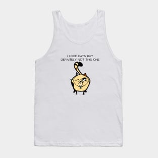 Love cats but not this cat T-shirt Tank Top